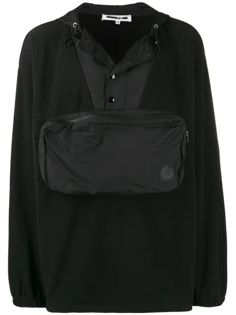 McQ Swallow Offspring pouch pocket hoodie
