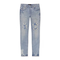 Light Indigo Skinny Garda Repairs Jeans