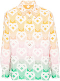 Casablanca terrycloth-effect shirt jacket