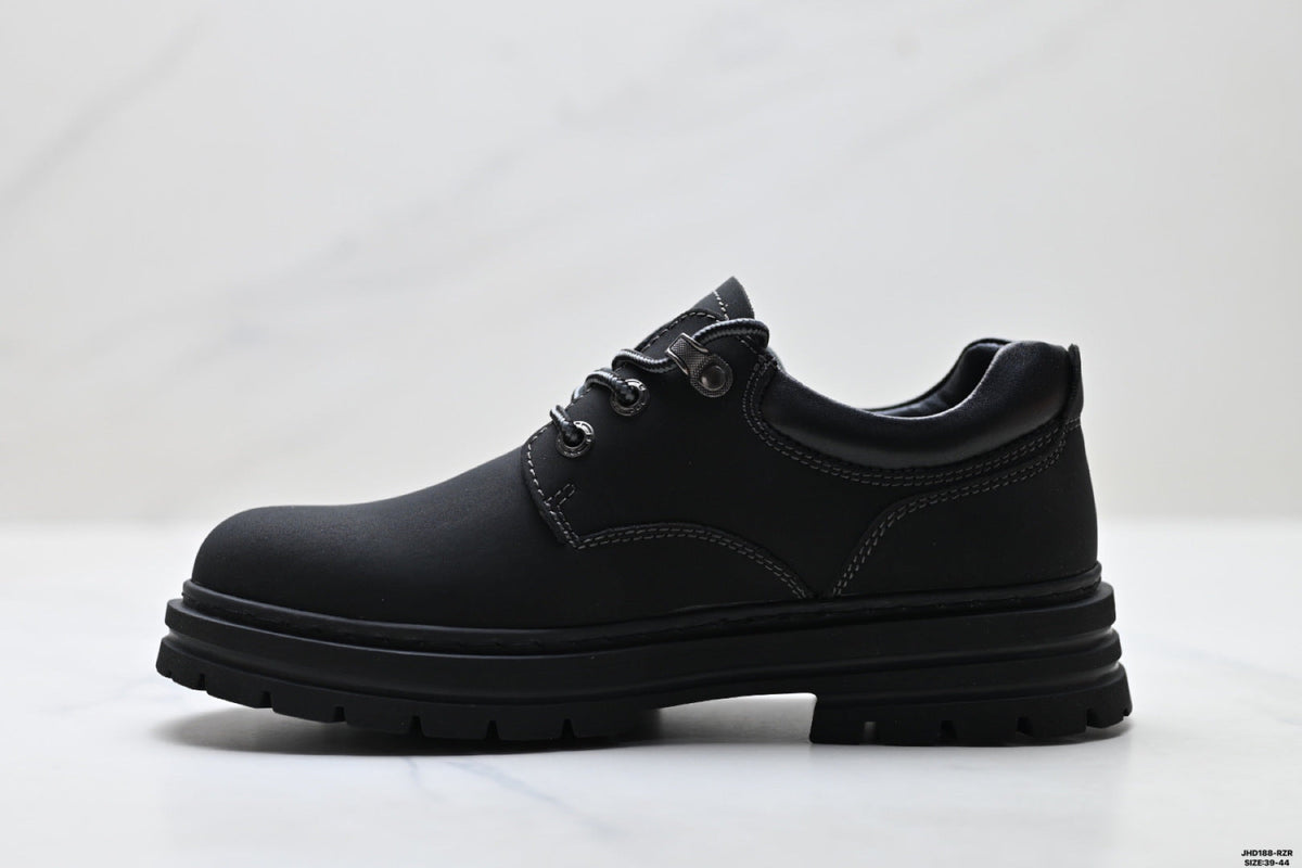 Timberland Black Premium Leather Oxford