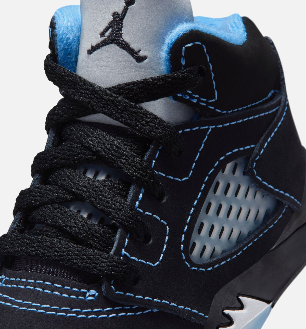 Air Jordan 5 Retro Black Carolina – Infant & Toddler Lifestyle Shoe | Black/University Blue/White