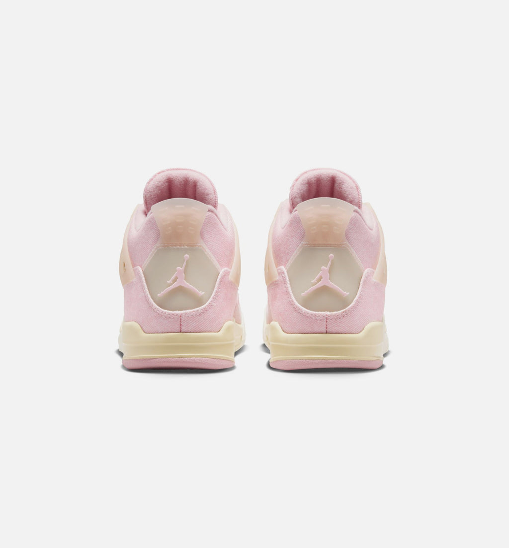 Air Jordan 4 Retro Pink Pearl And Iced Carmine Preschool Lifestyle Shoes - Pearl Pink/Iced Carmine/Coconut Milk