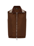 DSQUARED2 hybrid studded cropped vest