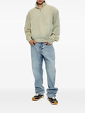 RHUDE Classique embroidered-logo quarter-zip sweatshirt