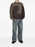 ERL Swirl rib-knit sweater