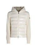 Moncler padded panelled hoodie
