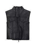 Ottolinger  button-up Glazed Denim gilet jacket