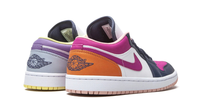 Air Jordan 1 Low SE WMNS "Mismatched" - Purple & Magenta