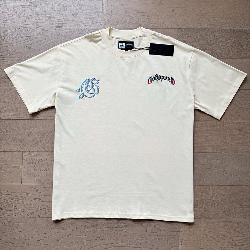 Godspeed Skull Graphic Short-Sleeve T-Shirt