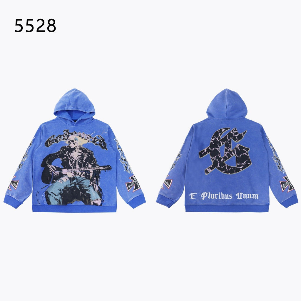 Godspeed Skeleton Guitarist Graphic Hoodie