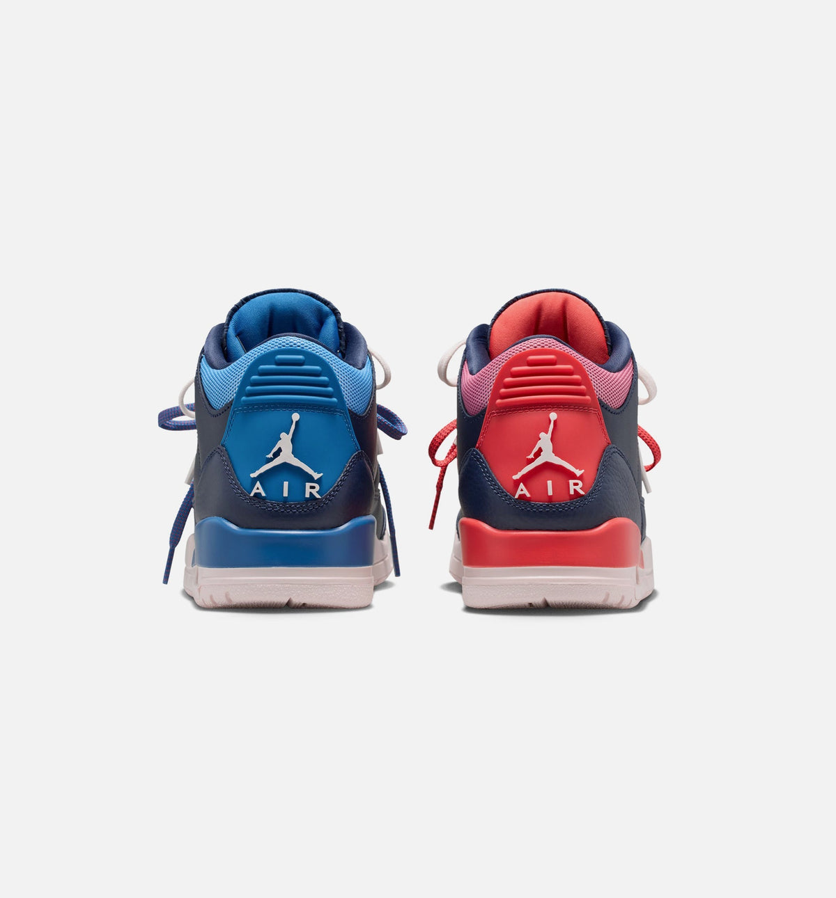 Air Jordan 3 Retro Sport Renaissance Women's Sneakers - Dark Blue / Chalk White / Red